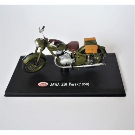 Makett: Jawa 250 Perák (katonai zöld)