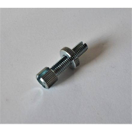 Bowden állító csavar anyával, galvanizált, M8x30mm, Jawa, ČZ