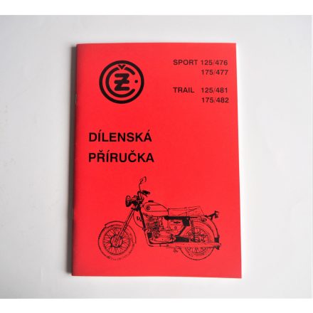 Szerelési útmutató ČZ 476-482 - cseh nyelvű, A4 formátumú, 66 oldal